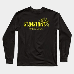 Onerepublic Sunshine Long Sleeve T-Shirt